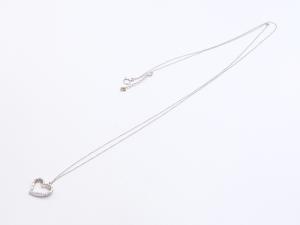 K18WG/K18PG ダイヤ 0.28ct ネックレス 4.1g